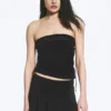 Cross Tie Tube Top – Black Cross Tie Tube Top – Black