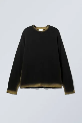 Cypher Graphic Knit Sweater – Black