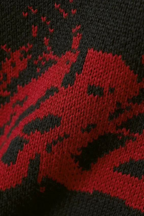 Cypher Graphic Knit Sweater – Invisible Cypher Graphic Knit Sweater – Invisible