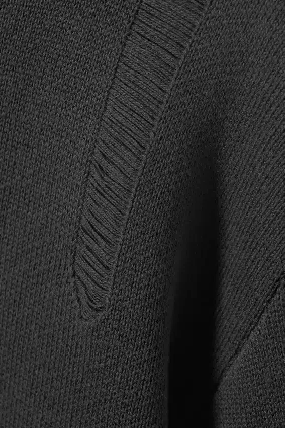 Daniel Relaxed Distressed Sweater – Dark Grey Daniel Relaxed Distressed Sweater – Dark Grey