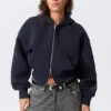 Danni Scuba Hoodie – Dark Blue Danni Scuba Hoodie – Dark Blue
