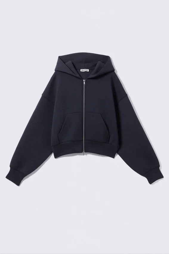 Danni Scuba Hoodie – Dark Blue Danni Scuba Hoodie – Dark Blue