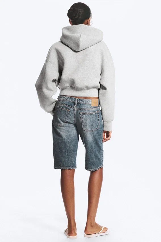 Danni Scuba Zip Hoodie – Grey Melange Danni Scuba Zip Hoodie – Grey Melange