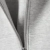 Danni Scuba Zip Hoodie – Grey Melange Danni Scuba Zip Hoodie – Grey Melange