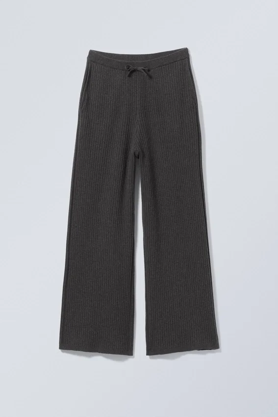 Darwin Knitted Loose Trousers – Dark Grey Darwin Knitted Loose Trousers – Dark Grey
