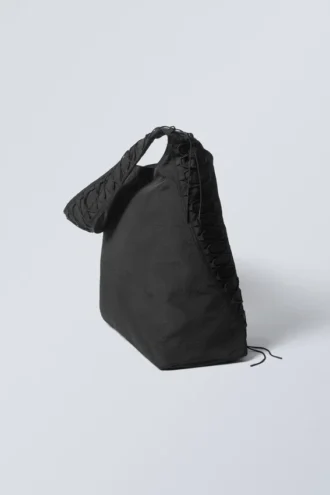 Dawa Drawstring Shoulder Bag – Black Dawa Drawstring Shoulder Bag – Black