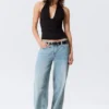 Deep Halterneck Top – Black Deep Halterneck Top – Black