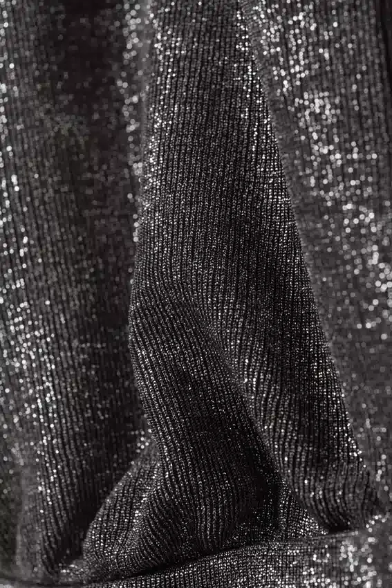 Deep Shimmer Halterneck Top – Dark Grey Shimmer Deep Shimmer Halterneck Top – Dark Grey Shimmer