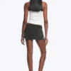 Denim Mini Skirt – Elegie Black – Black Denim Mini Skirt – Elegie Black – Black