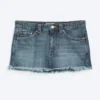 Denim Mini Skirt – Radio Blue – Medium Blue Denim Mini Skirt – Radio Blue – Medium Blue