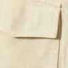 Detachable Sleeve Cotton Jacket – Light Dusty Beige Detachable Sleeve Cotton Jacket – Light Dusty Beige