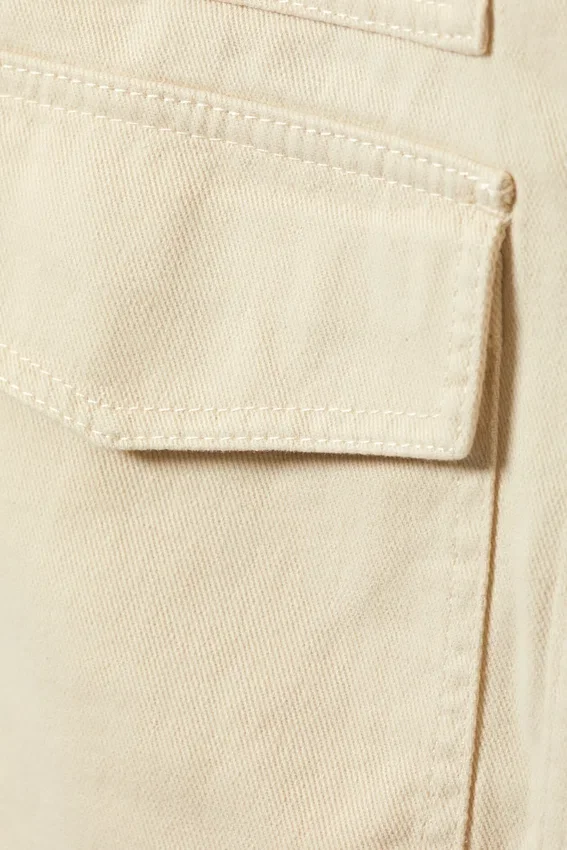 Detachable Sleeve Cotton Jacket – Light Dusty Beige Detachable Sleeve Cotton Jacket – Light Dusty Beige