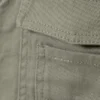 Detachable Sleeve Cotton Jacket – Light Dusty Khaki Green Detachable Sleeve Cotton Jacket – Light Dusty Khaki Green