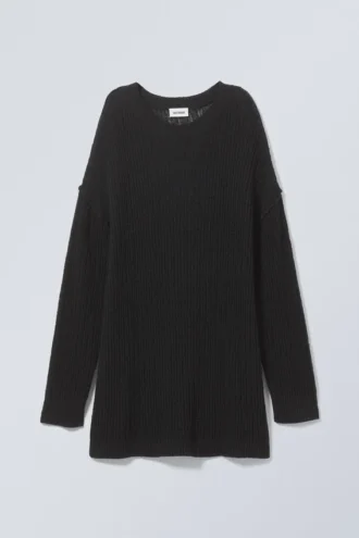 Dilaria Oversized Sweater – Black