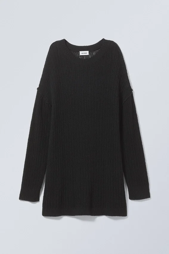 Dilaria Oversized Sweater – Black Dilaria Oversized Sweater – Black