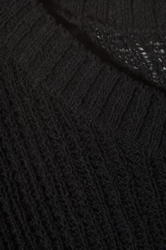 Dilaria Oversized Sweater – Black