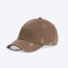 Distressed Cotton Canvas Baseball Cap – Distressed Light Brown Distressed Cotton Canvas Baseball Cap – Distressed Light Brown