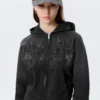 Distressed Cotton Canvas Baseball Cap – Embroidered Washed Black Distressed Cotton Canvas Baseball Cap – Embroidered Washed Black