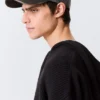 Distressed Cotton Canvas Baseball Cap – Grey – Trashed Camo Distressed Cotton Canvas Baseball Cap – Grey – Trashed Camo