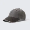 Distressed Cotton Canvas Baseball Cap – Grey – Trashed Camo Distressed Cotton Canvas Baseball Cap – Grey – Trashed Camo