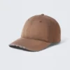 Distressed Cotton Twill Baseball Cap – Washed Brown Distressed Cotton Twill Baseball Cap – Washed Brown