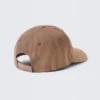 Distressed Cotton Twill Baseball Cap – Washed Brown Distressed Cotton Twill Baseball Cap – Washed Brown