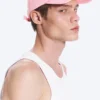 Distressed Cropped Cap – Light Pink Distressed Cropped Cap – Light Pink