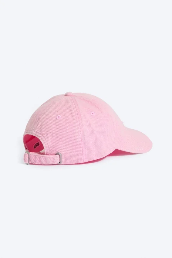 Distressed Cropped Cap – Light Pink Distressed Cropped Cap – Light Pink