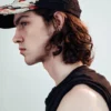 Distressed Embroidered Baseball Cap – Black Distressed Embroidered Baseball Cap – Black