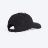Distressed Embroidered Baseball Cap – Black Distressed Embroidered Baseball Cap – Black