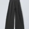 Double-Layered Standard Sweatpants – Black Double-Layered Standard Sweatpants – Black
