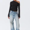 Drape Asymmetric Lyocell Top – Black Drape Asymmetric Lyocell Top – Black