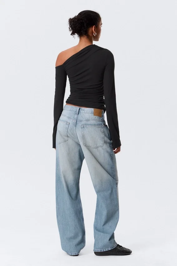 Drape Asymmetric Lyocell Top – Black Drape Asymmetric Lyocell Top – Black