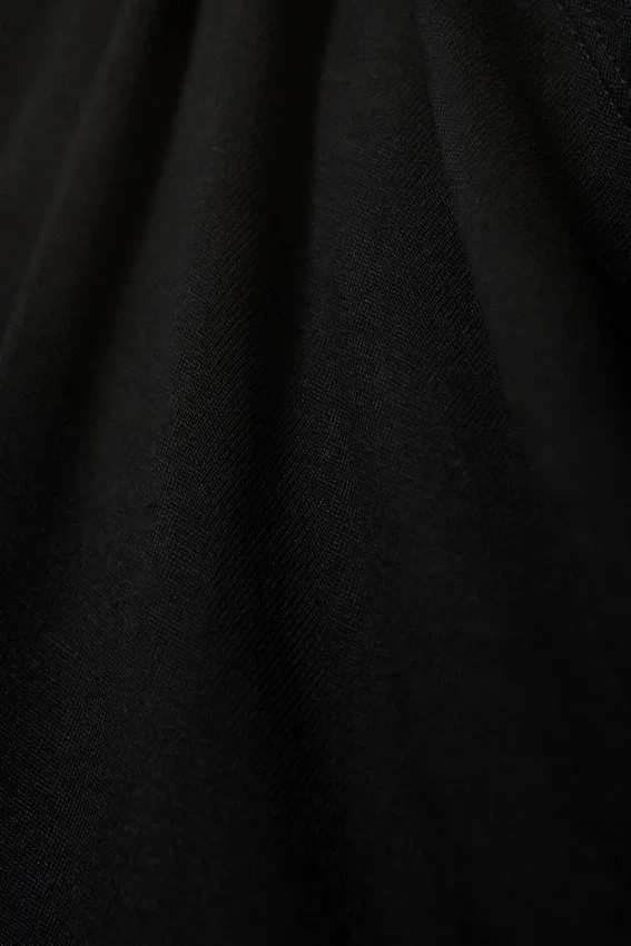 Drape Mini Dress – Black Drape Mini Dress – Black