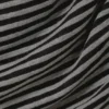 Draped Asymmetric Long-Sleeved Mini Dress – Black & Grey Stripes Draped Asymmetric Long-Sleeved Mini Dress – Black & Grey Stripes