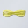 Draped Bandeau Bikini Top – Shiny Yellow Draped Bandeau Bikini Top – Shiny Yellow