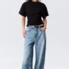 Draped Fitted T-Shirt – Black Draped Fitted T-Shirt – Black