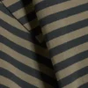 Draped Fitted T-Shirt – Dark Grey Stripe Draped Fitted T-Shirt – Dark Grey Stripe