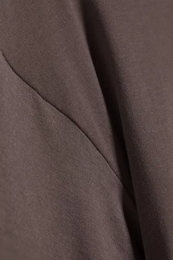 Draped Fitted T-Shirt – Dusty Plum Draped Fitted T-Shirt – Dusty Plum