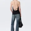 Draped Halter Cowl-Neck Top – Black Draped Halter Cowl-Neck Top – Black