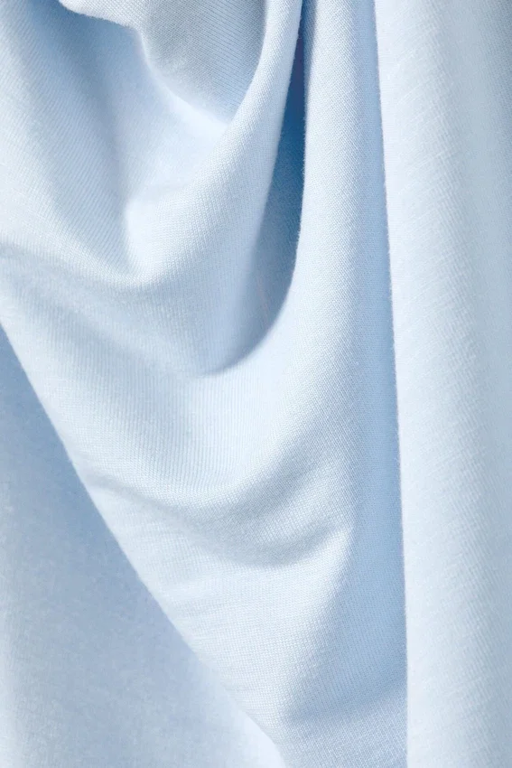 Draped Halter Top – Light Blue Draped Halter Top – Light Blue