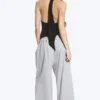 Draped Halterneck Top – Black Draped Halterneck Top – Black