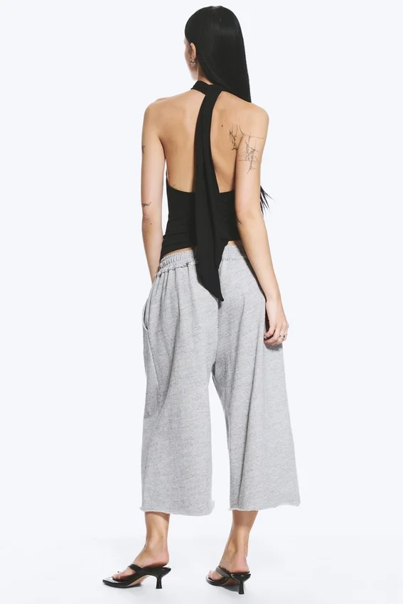 Draped Halterneck Top – Black Draped Halterneck Top – Black