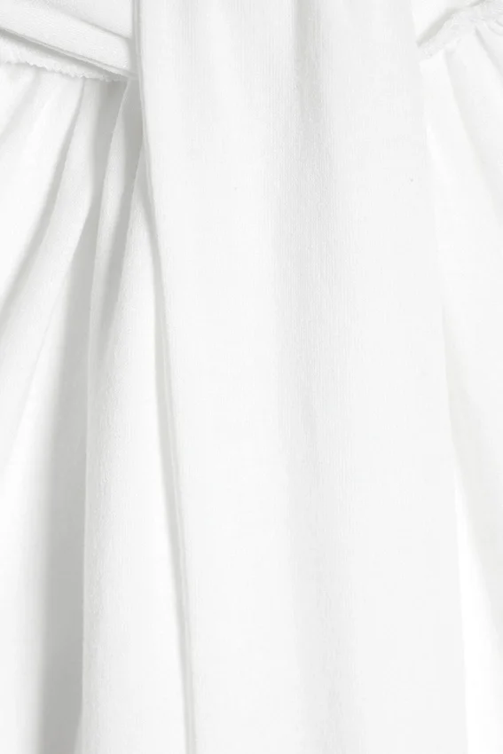 Draped Halterneck Top – White Draped Halterneck Top – White