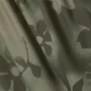 Draped One-Shoulder Nylon Top – Khaki Green – Spray Flowers Draped One-Shoulder Nylon Top – Khaki Green – Spray Flowers