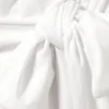 Draped Tie-Front Mini Dress – White Draped Tie-Front Mini Dress – White