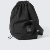 Drawstring Crossbody Bag – Black Drawstring Crossbody Bag – Black