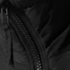 Drawstring Nylon Puffer Jacket – Black Drawstring Nylon Puffer Jacket – Black
