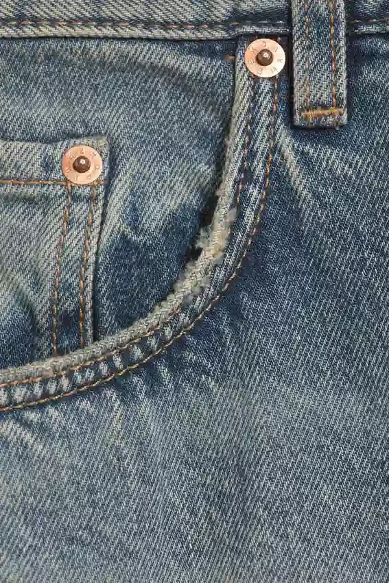 Drift Low Rise Loose Barrel Jeans – Mid Blue – Medium Blue Drift Low Rise Loose Barrel Jeans – Mid Blue – Medium Blue
