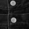 Dual High Waisted Loose Wide Leg Jeans – Tuned Black – Black Dual High Waisted Loose Wide Leg Jeans – Tuned Black – Black